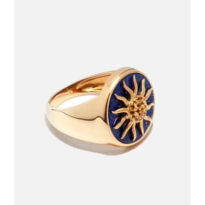 AN200683.Anel pinky ring Yvonne Leon chevaliere soleil lapis lazuli de ouro_2